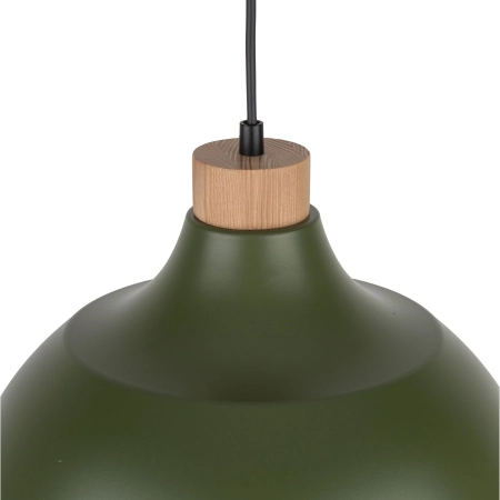 Dekoracyjna, zielona lampa wisząca do kuchni TK 5665 z serii CAP 3