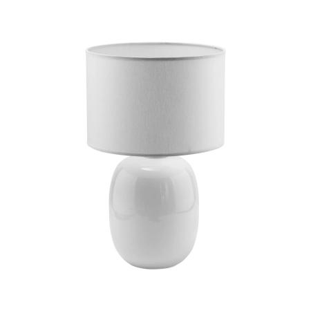 Klasyczna, biała, szklana lampka nocna TK 5985 z serii MELODY WHITE