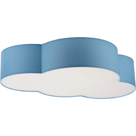 Niebieska, pastelowa lampa sufitowa, kształt chmurki TK 6071 seria CLOUD