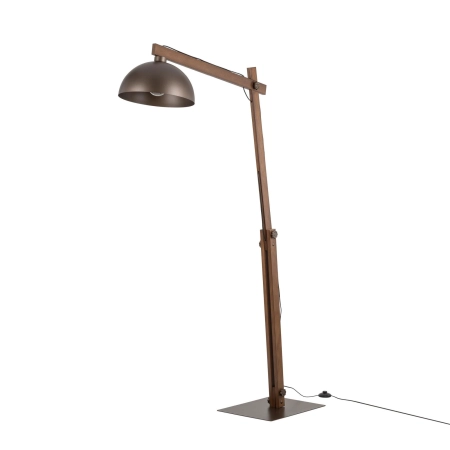 Designerska, drewniana lampa podłogowa TK 6319 z serii OSLO