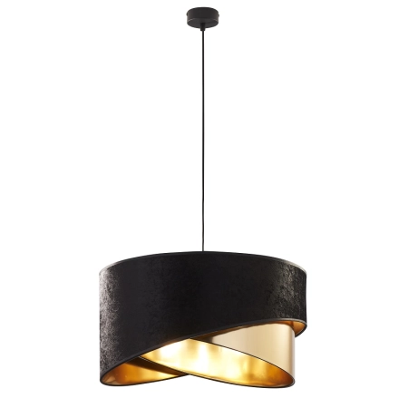 Czarno-złota lampa wisząca w stylu glamour TK 6432 z serii TERCINO