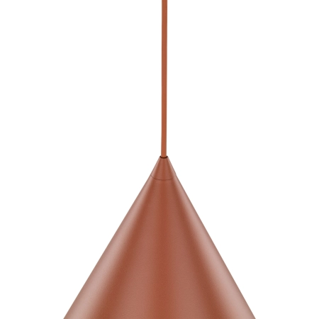 Czerwona lampa wisząca stożek ⌀25cm TK 6632 z serii CONO - 3
