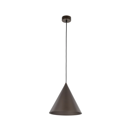Ponadczasowa lampa w kolorze brązowym ⌀25cm TK 10037 z serii CONO