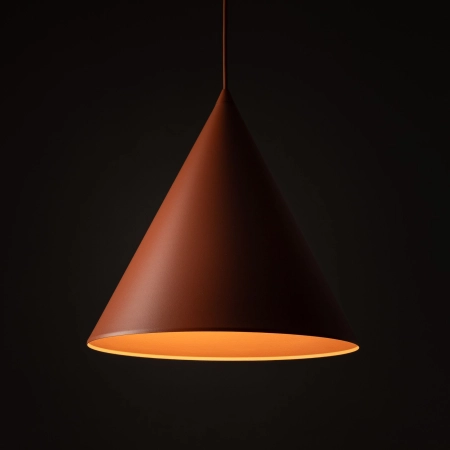 Modernistyczna, czerwona lampa stożek ⌀32cm TK 10065 z serii CONO - 2