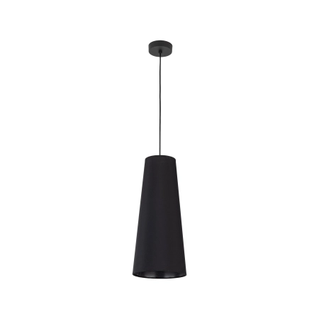 Smukła lampa wisząca z czarnym abażurem TK 10085 z serii ZING