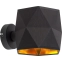 Dekoracyjna, czarno-złota lampa ścienna TK 1040 z serii SIRO BLACK