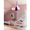 Różowo-fioletowa lampa do pokoju dziecka TK 1712 z serii WIRE KIDS - wizualizacja