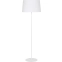 Biała, klasyczna lampa podłogowa do sypialni TK 2919 z serii MAJA WHITE