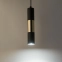 Punktowa lampa wisząca na czarnym zwisie TK 4756 z serii VIVIEN - wizualizacja