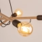 Lampa wisząca z 3 drewnianymi belkami TK 4953 z serii HELIX WOOD 2