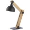 Designerska, drewniana, regulowana lampa biurkowa TK 5021 z serii OSLO