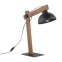 Regulowana, drewniana lampka biurkowa z kloszem TK 5345 z serii OSLO