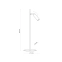 Minimalistyczna, prosta, biała lampka biurkowa TK 5411 z serii LAGOS - wymiary