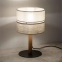 Abażurowa lampka stołowa w stylu naturalnym TK 5596 z serii ECO - wizualizacja
