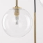 Stylowa lampa wisząca, 10 kulistych kloszy TK 5944 z serii NILOS - 3