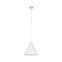 Biała, stożkowa lampa wisząca do kuchni ⌀25cm TK 10008 z serii CONO