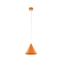 Pomarańczowa lampa wisząca ⌀19cm TK 10075 z serii CONO