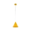 Ozdobna, żółta, stożkowa lampa wisząca ⌀19cm TK 10077 z serii CONO