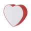 Czerwono-biała lampa sufitowa, kształt serca TK 10777 z serii HEART