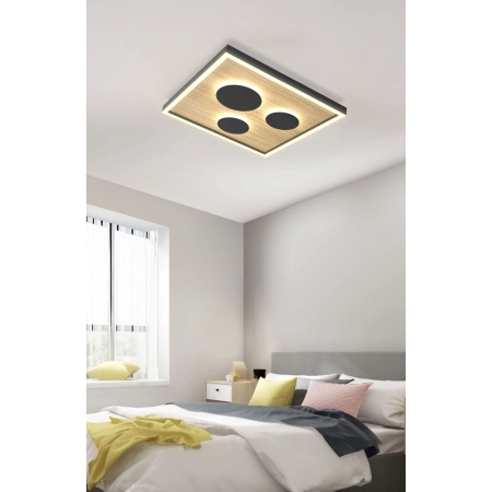 Stylowa lampa sufitowa LED do sypialni WF 9013-306L z serii REIMS - wizualizacja
