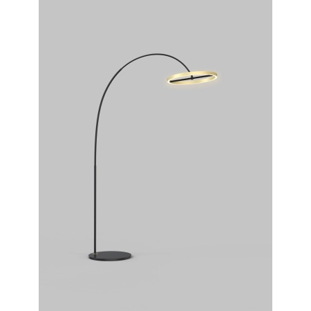 Designerska, czarno-złota lampa wisząca LED WF 5016-304 z serii BREST - 3