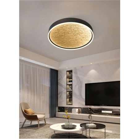 Stylowa lampa sufitowa LED do salonu WF 9002-104M z serii BORDEAUX - wizualizacja