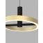 Designerska, czarno-złota lampa wisząca LED WF 5016-304 z serii BREST - 2
