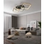 Stylowa lampa sufitowa LED do salonu WF 9022-306S z serii MATERA - wizualizacja