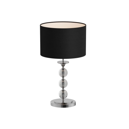 Elegancka lampka stołowa z czarnym abażurem RLT93163-1B z serii REA