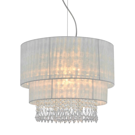 Lampa wisząca z kryształkami, do salonu RLD93350-L1W z serii LETA