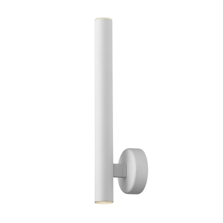 Pionowa, biała lampa ścienna do łazienki W0461-02B-S8S8 z serii LOYA