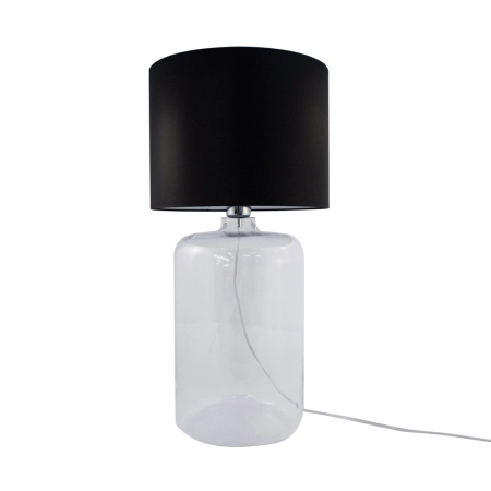 Wysoka, szklana, dekoracyjna lampka stołowa 5507BK z serii AMARSA