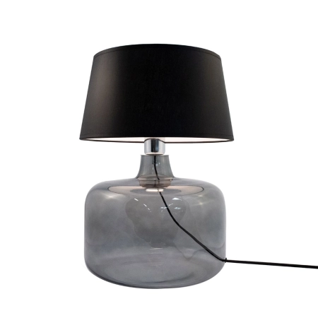 Stylowa lampka stołowa na szklanej nodze 5531BK z serii BATUMI