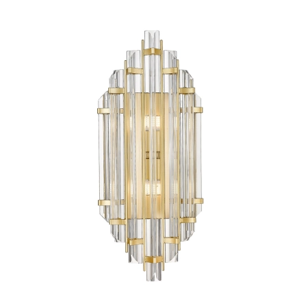 Dekoracyjna, kryształowa lampa ścienna W0556-02A-V7V7 z serii ALEXANDRIA