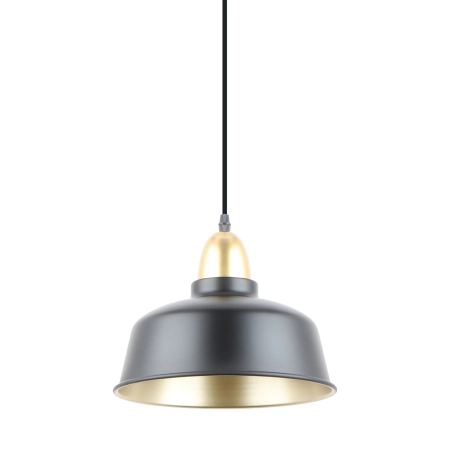 Industrialna lampa wisząca, idealna do jadalni A8063-BK z serii MENSA