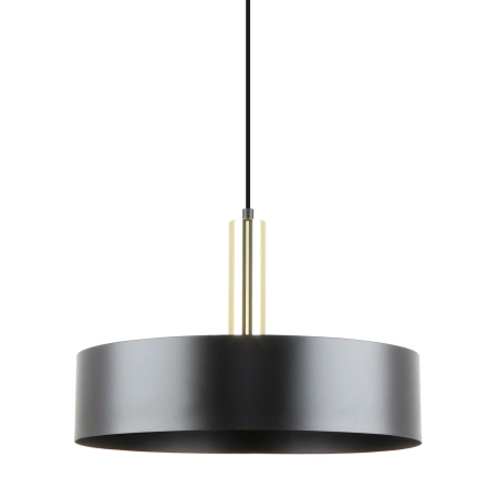 Designerska, czarno-złota lampa wisząca do salonu A8133 z serii LEO