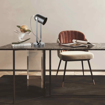 Designerska, minimalistyczna lampka stołowa A2057 z serii ARIES - wizualizacja