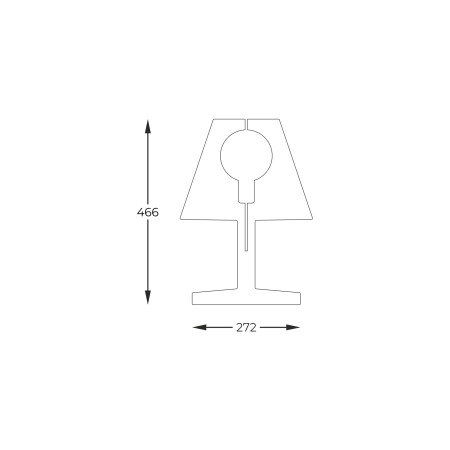 Designerska, drewniana, minimalistyczna lampka 4113603 z serii OAK - wymiary