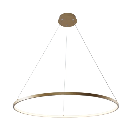 Ledowa lampa wisząca, okrąg do salonu ⌀80cm 2023201-GD80 z serii BRENO