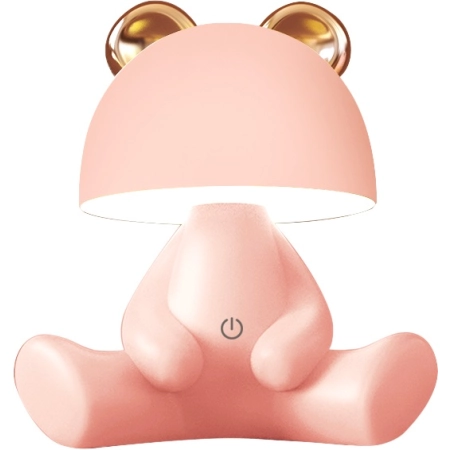 Ozdobna, dziecięca lampka nocna LED KDR-6303-PK z serii BEAR
