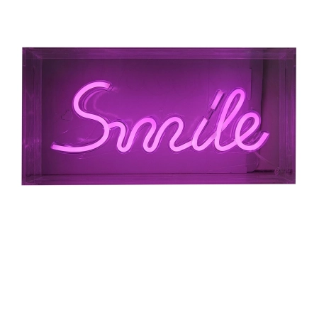 Młodzieżowy neon ścienny FM-NLB46 z serii NEON SMILE LED