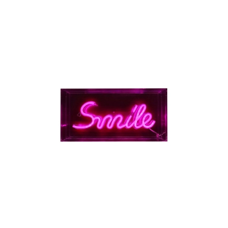 Młodzieżowy neon ścienny FM-NLB46 z serii NEON SMILE LED - 2