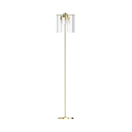 Stylowa, złota lampa podłogowa do salonu ML3523-3-EGN z serii NIRA - 2