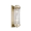 Wąska, złota lampa ścienna do łazienki W0528-02N-V6AC z serii SERGIO