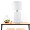 Biała lampka stołowa do stylowego salonu 5506WH z serii AMARSA 3