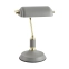 Szaro-złota, stylowa lampka z szerokim kloszem A2048-GR z serii ROMA