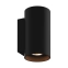 Lampa ścienna w kształcie tuby, czarny kinkiet 92696-N z serii SANDY
