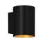 Czarno-złota tuba ścienna, nowoczesny kinkiet 91061-N z serii SOLA