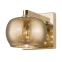 Złota lampa ścienna z kryształkami W0076-01A-F7HF z serii CRYSTAL