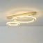 Złota, kryształowa lampa sufitowa LED MX3713-2-3GT z serii GIRONA - 5